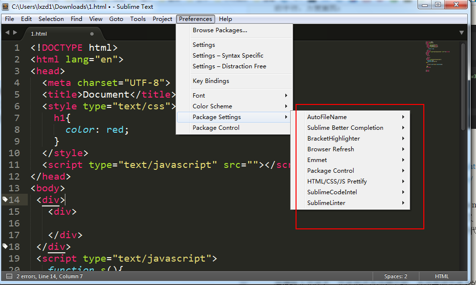 sublime text 查看插件_sublime text 3 php 插件_sublime text插件diff