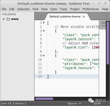 sublime text 3調(diào)背景圖